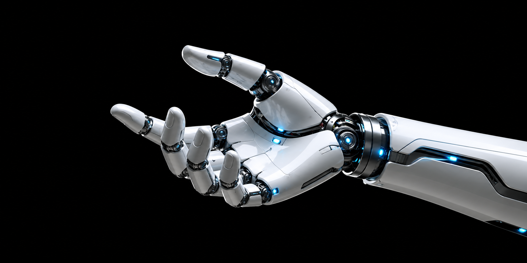 White Robotic Hand
